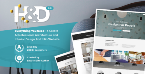 H&D 2.0 - Interior Design WordPress Theme