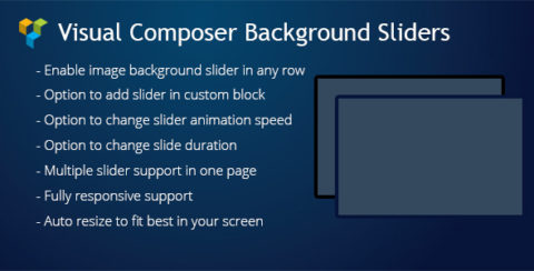 WPBakery Page Builder (Visual Composer) Background Sliders