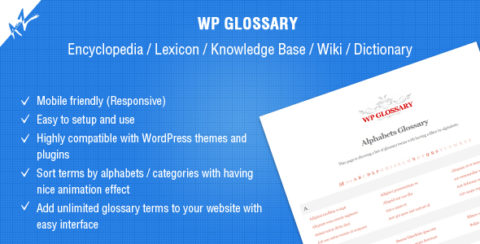 WP Glossary - Encyclopedia / Lexicon / Knowledge Base / Wiki / Dictionary