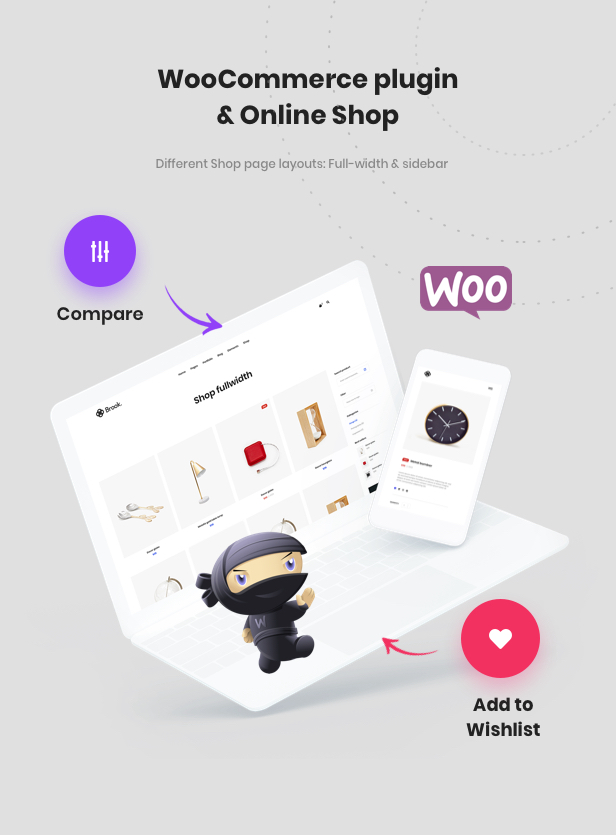 Beautiful Shop with WooCommerce plugin