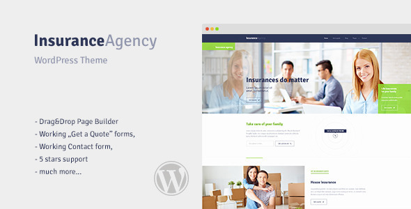 Insurance - WordPress Theme for Insurance Agency
