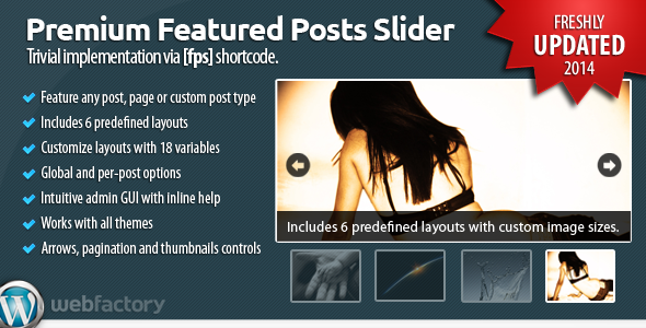 Premium Featured Posts Slider