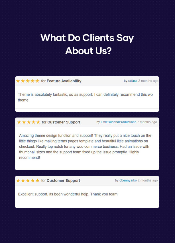 what clients say about us?