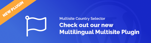 Multilingual Multisite Country Selector