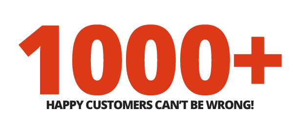 1000+ Happy Customers