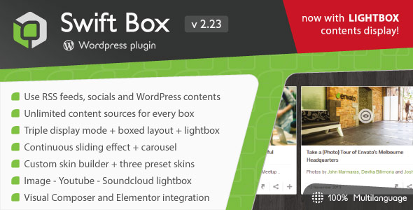 Swift Box - Wordpress Contents Slider and Viewer