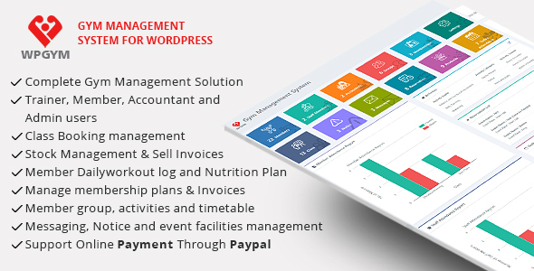 WPGYM - Wordpress Gym Management System