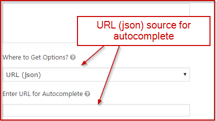 URL (json) source for autocomplete