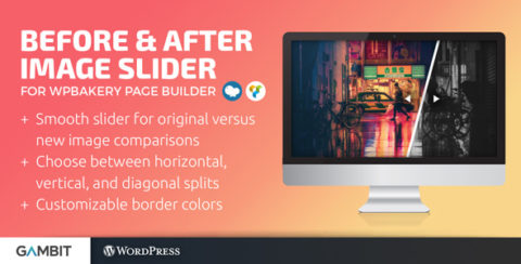 Before & After Image Slider for WPBakery Page Builder (formerly Visual Composer)