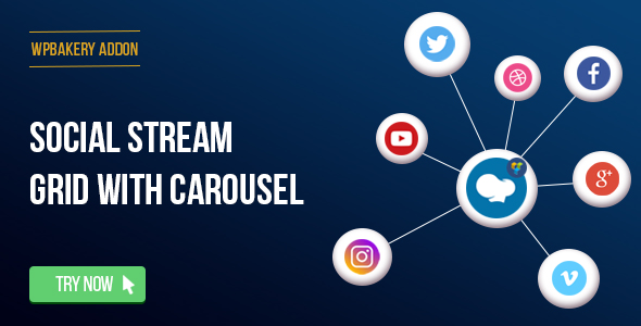 WPBakery Page Builder - Social Streams With Carousel (formerly Visual Composer)