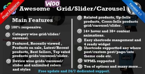 WooCommerce Product Slider/Carousel/Grid