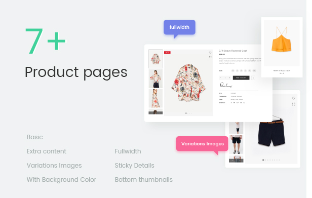 Fashion WooCommerce WordPress Theme - 7+ Product Pages