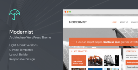 Modernist - Architecture&Engineer Wordpress Theme