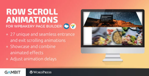Row Scroll Animations for WPBakery Page Builder (formerly Visual Composer)