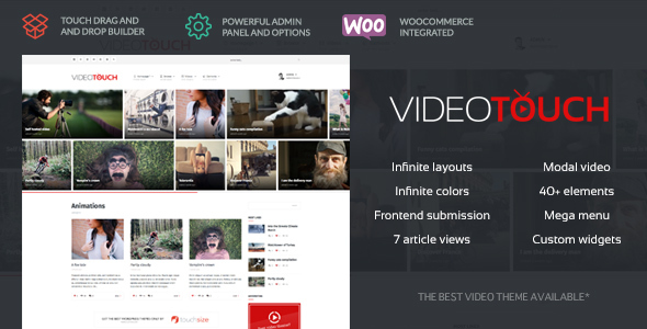 VideoTouch - Video WordPress Theme