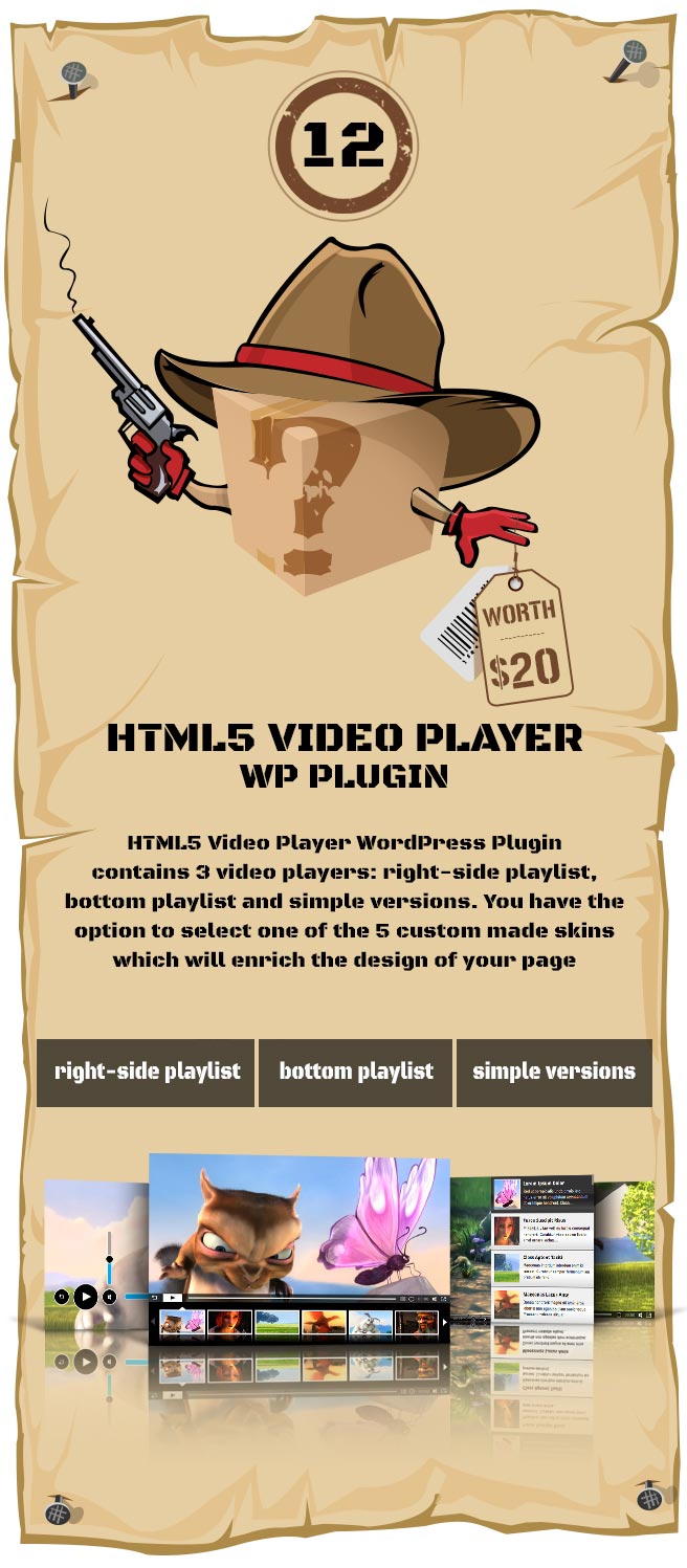 HTML5 Video Player WordPress Plugin