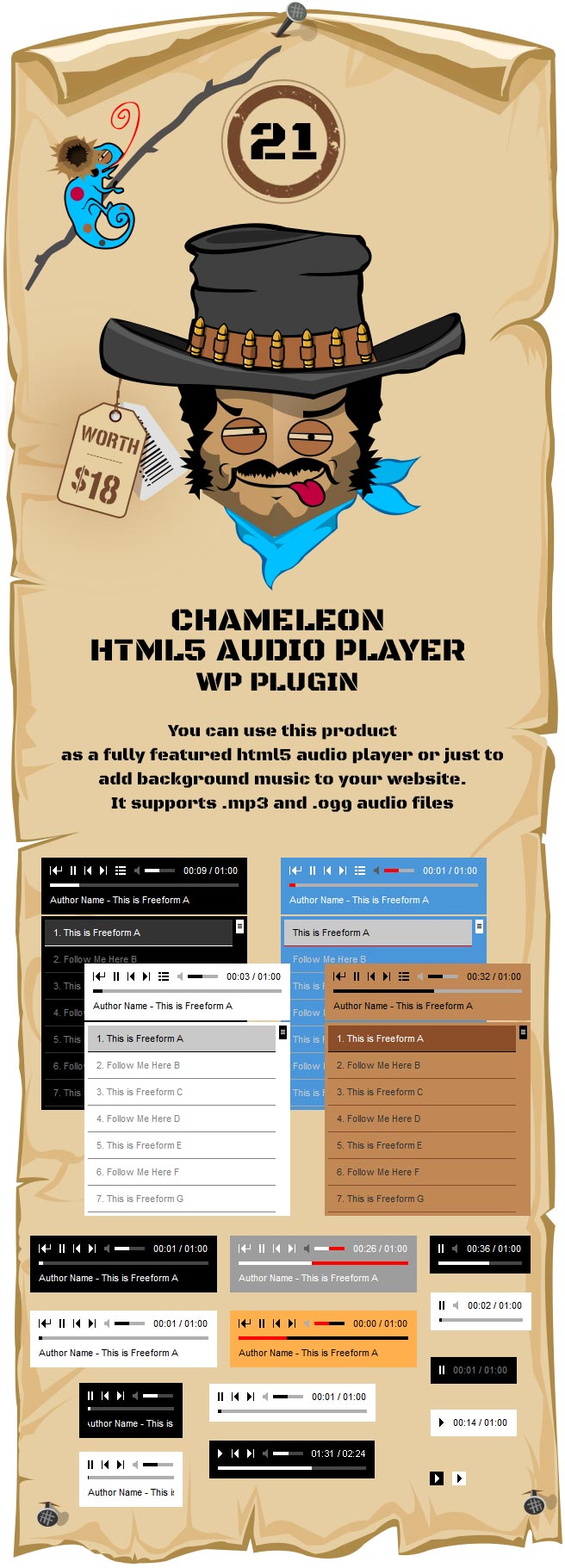 HTML5 Audio Player WordPress Plugin