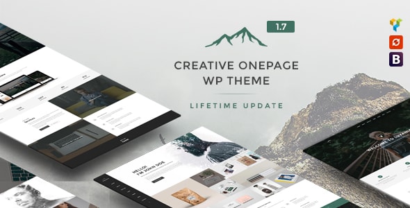 Luvaniz - Creative One Page WordPress Theme
