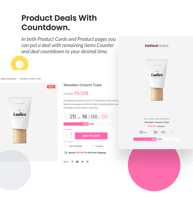 Pinkmart - WooCommerce WordPress Theme - count deal