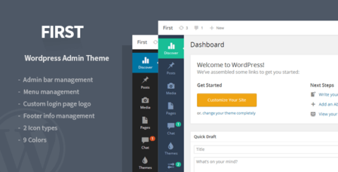 First - WordPress Admin Theme