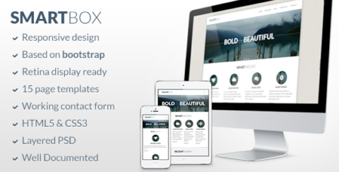 SmartBox - Responsive Bootstrap HTML Template