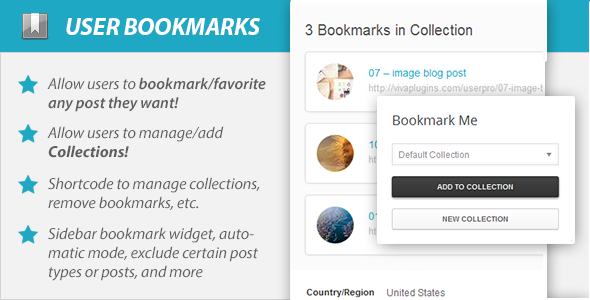 WordPress User Bookmarks (Standalone version)