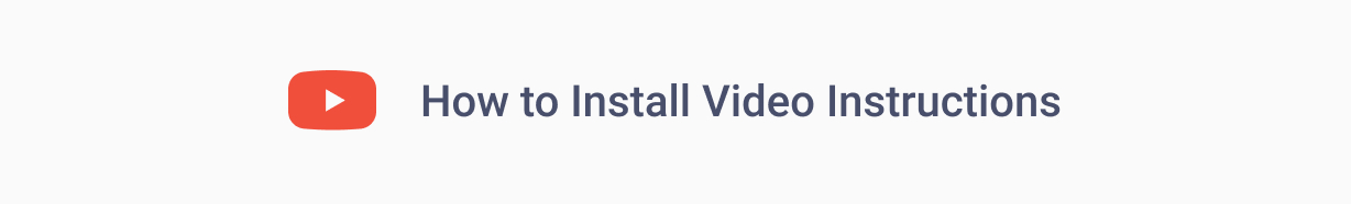 How to install Video Instruction