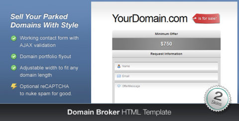 Domain Broker - HTML