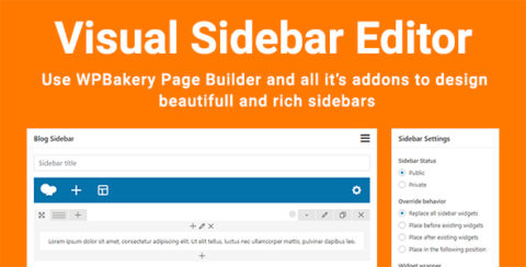 Visual Sidebar Editor