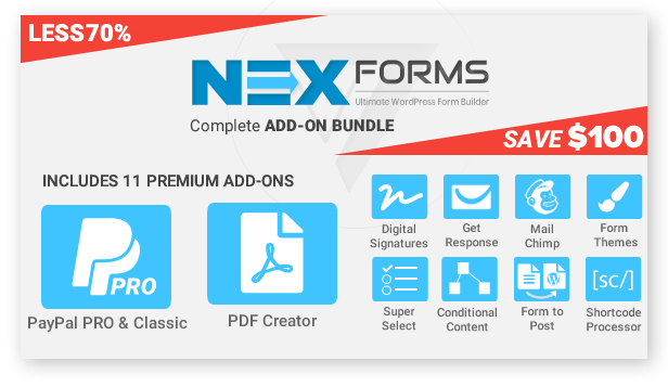 NEX-Forms - Add-on Bundle