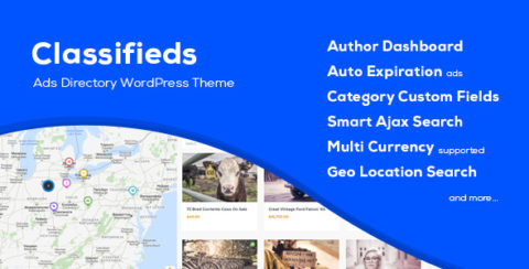 Classifieds - Classified Ads WordPress Theme