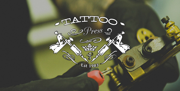 TattooPress - A Wordpress Theme for Ink Artists