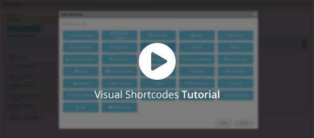 Video about Visual Shortcodes
