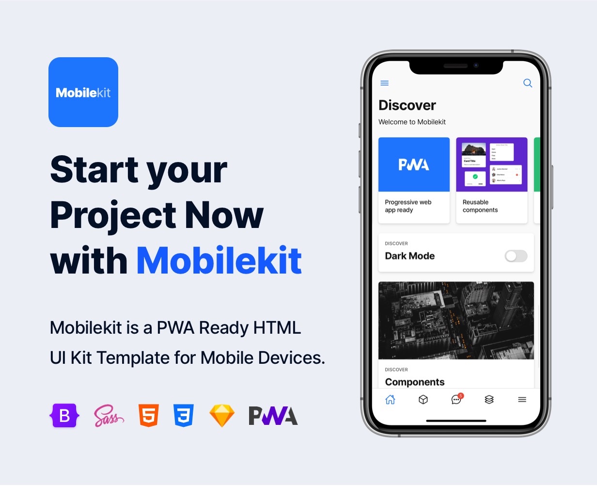 pwa mobile template