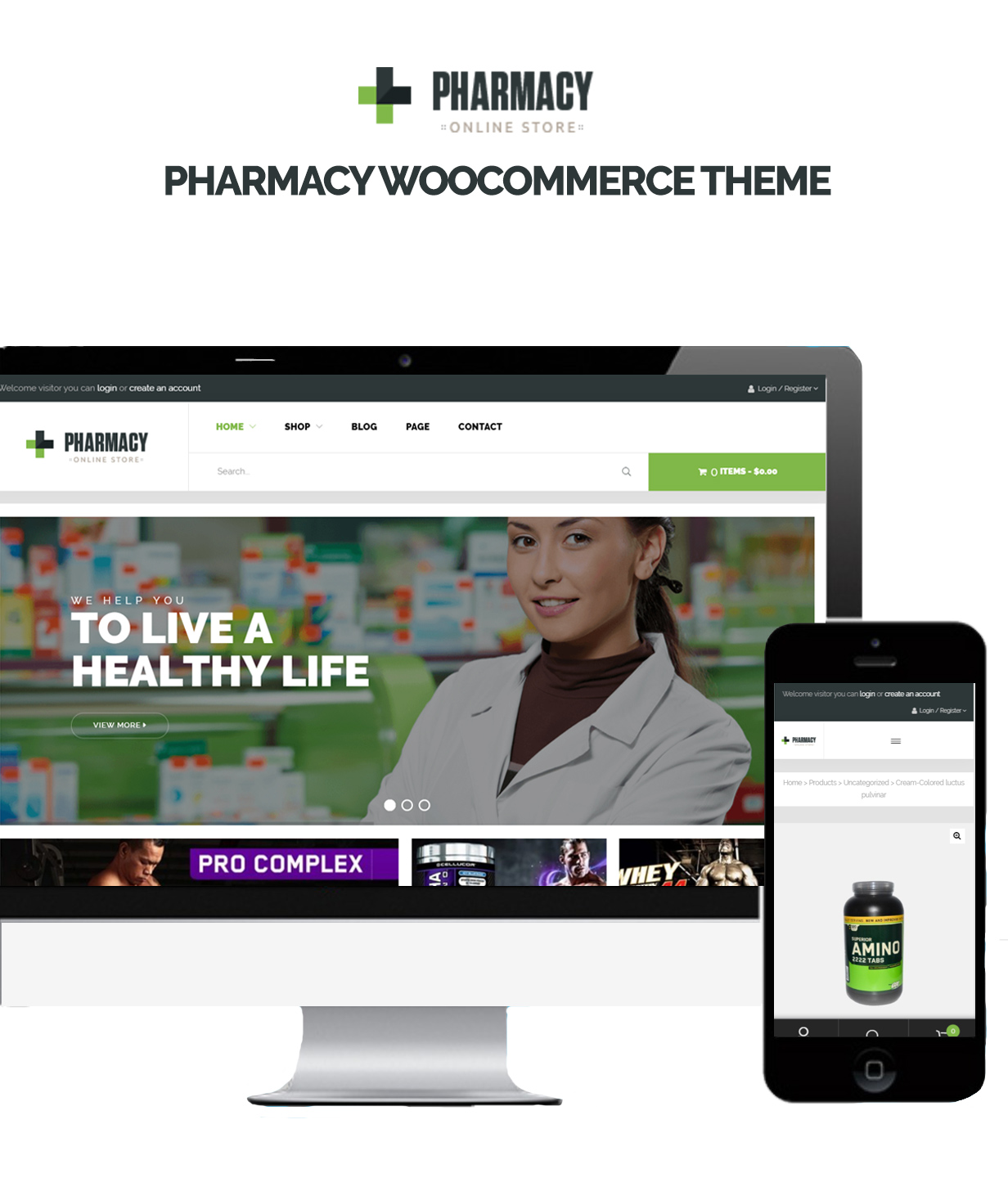 Pharmacy Best Selling WordPress Theme For Medicine & Healthcare