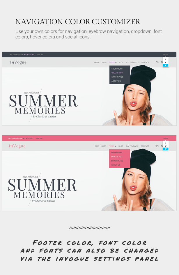 inVogue - WordPress Fashion Shopping Theme - 12