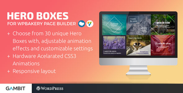 Hero Boxes for WPBakery Page Builder (formerly Visual Composer)