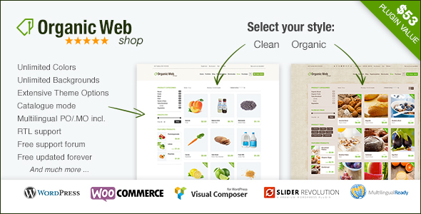 Organic Web Shop - The WooCommerce Eco Theme