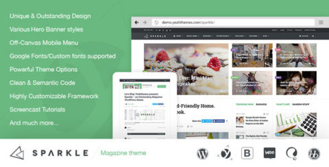 Sparkle - Outstanding Magazine theme for WordPress