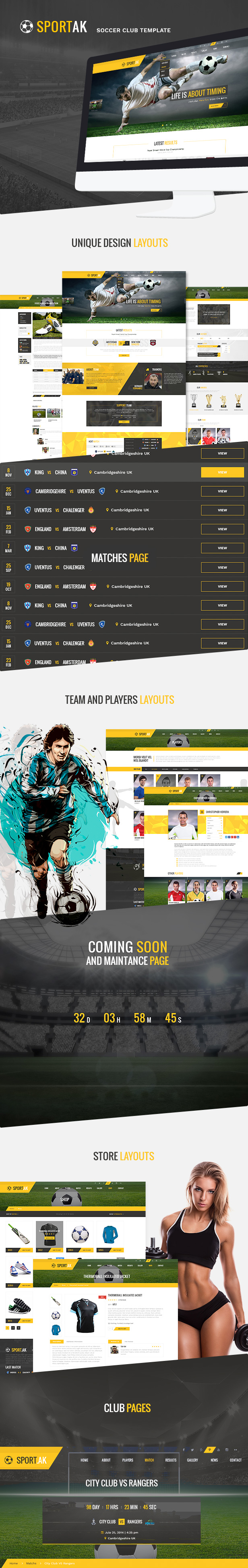 WordPress Sports Theme - SportAK - 1