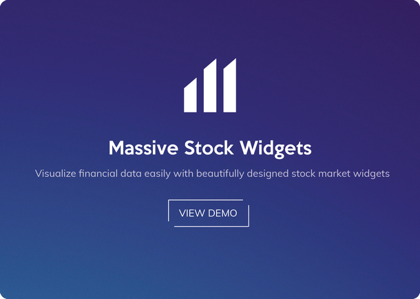 Massive Stock Market & Forex Widgets - 1