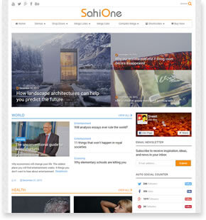 SahiOne - News WordPress Theme