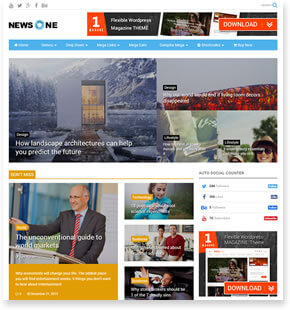 NewsOne - News WordPress Theme