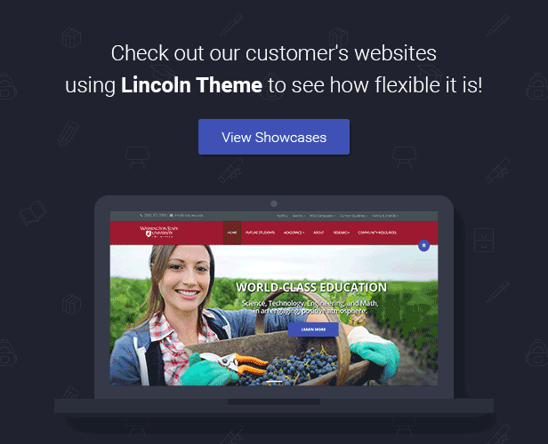 Lincoln - Education Material Design WordPress Theme - 18