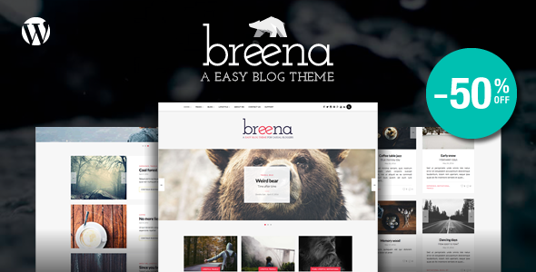 Breena - A Responsive WordPress Blog Theme