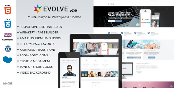 Evolve - Multipurpose WordPress Theme