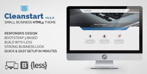 Small Business HTML Theme - CLEANSTART