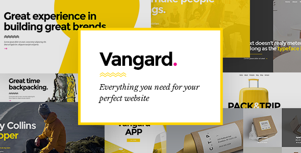 Vangard - A Theme for Freelancers and Agencies