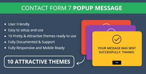 Contact Form 7 Popup Message