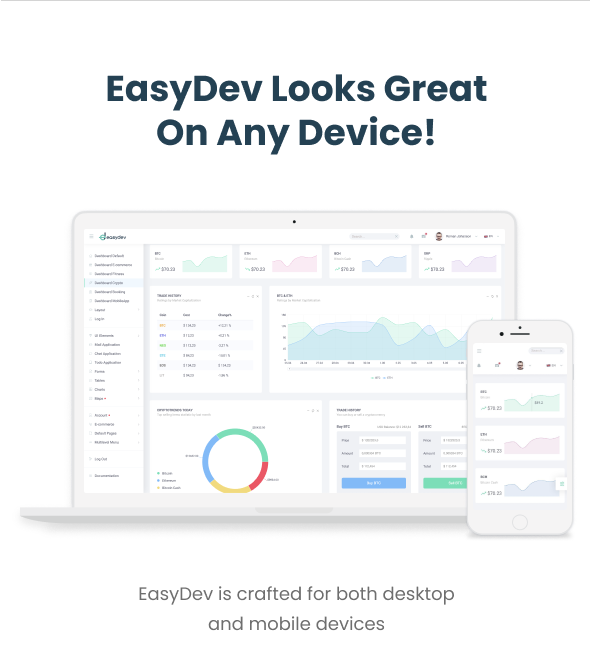 EasyDev — React Redux BS4 Admin & Dashboard Template + Figma - 16
